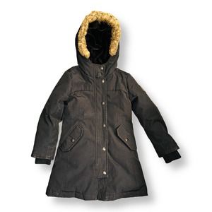 Gap Warmest Parka Jacket for Kids Size L Large Black